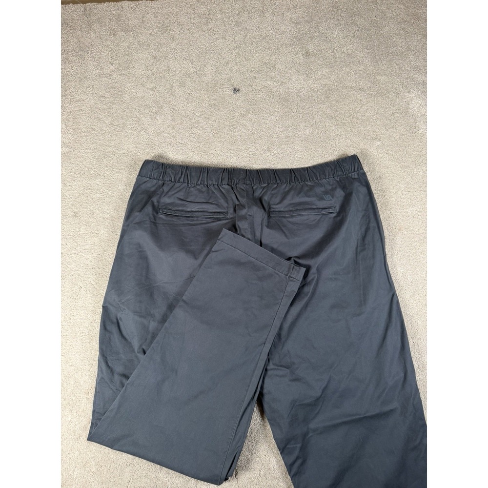VRST Men Athletic Pants Slate Blue Stretch Performance Size XL Drawstring Casual